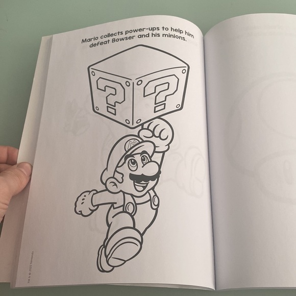 Super Mario Deluxe Paint Box Book - Picture 3 of 3